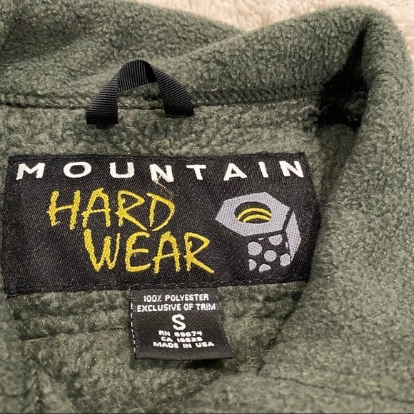 Mountain Hardwear Windstopper Vest olive green Mens Small - Picture 7 of 7